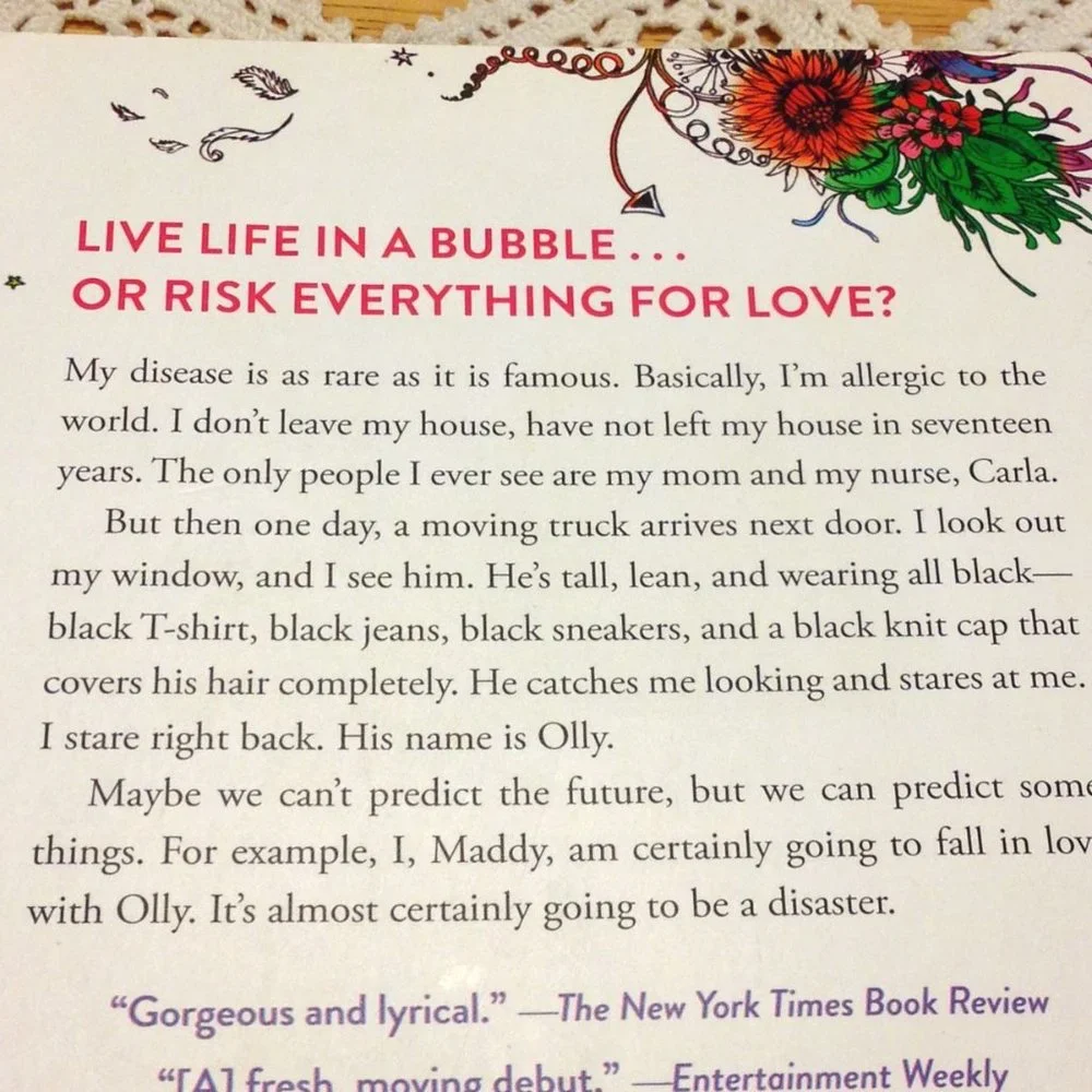 Book Sale! 3 for $10! Romance - Everything, Everything, nicole yoon